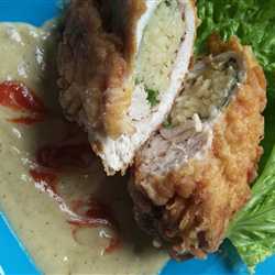 Indomie Stuffed Chicken