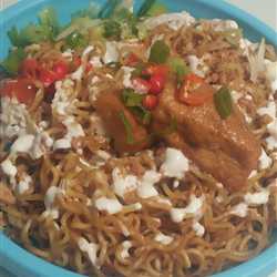 Indomie goreng siram santan