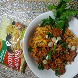 Orak Arik Sambal Tempe Teri Indomie