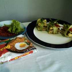 Mie Kado dengan Sambal Original