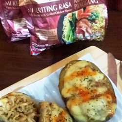 Baked Potato with Indomie