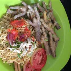 Indomie Sambal Matah ceker Pedas