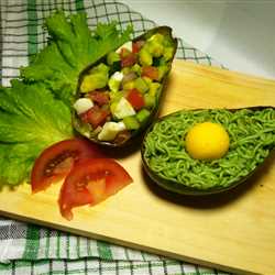 Indomie My Noodlez with Avocado Salad