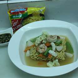 Indomie Kriuk Sea Food  saus  Abalon