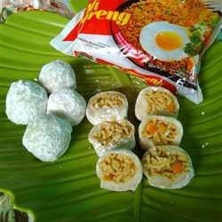 Mochi Gurih Isi Mie Indomie