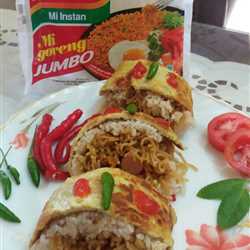Nasi Telur Gulung Indomie