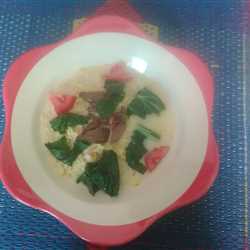 Indomie kuah sup jagung