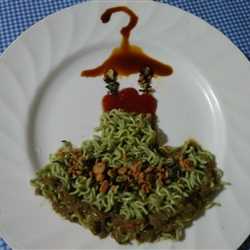 MIE NOODLEZ KARI HIJAU RASA RUMPUT LAUT ALA THAILAND