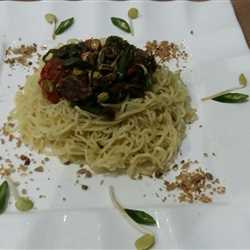 Indomie dengan Sambal Goreng Klotok Cabe Hijau