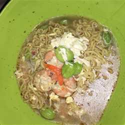 Indomie kuah salam udang pete