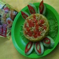 Indomie telur bakar