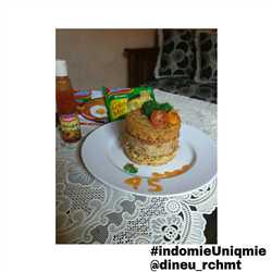 Tart steamed noodles fried flour