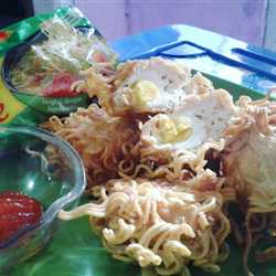 Bola bola tahu mie telur puyuh