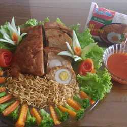 Ayam kodok ala indomie goreng