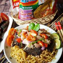 Mie Goreng Dendeng Sambal Matah